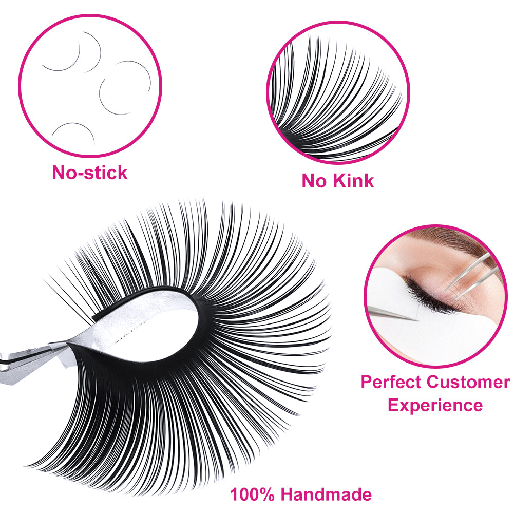 20-25mm Mixed Tray Individual Lash Extensions - Fadlash