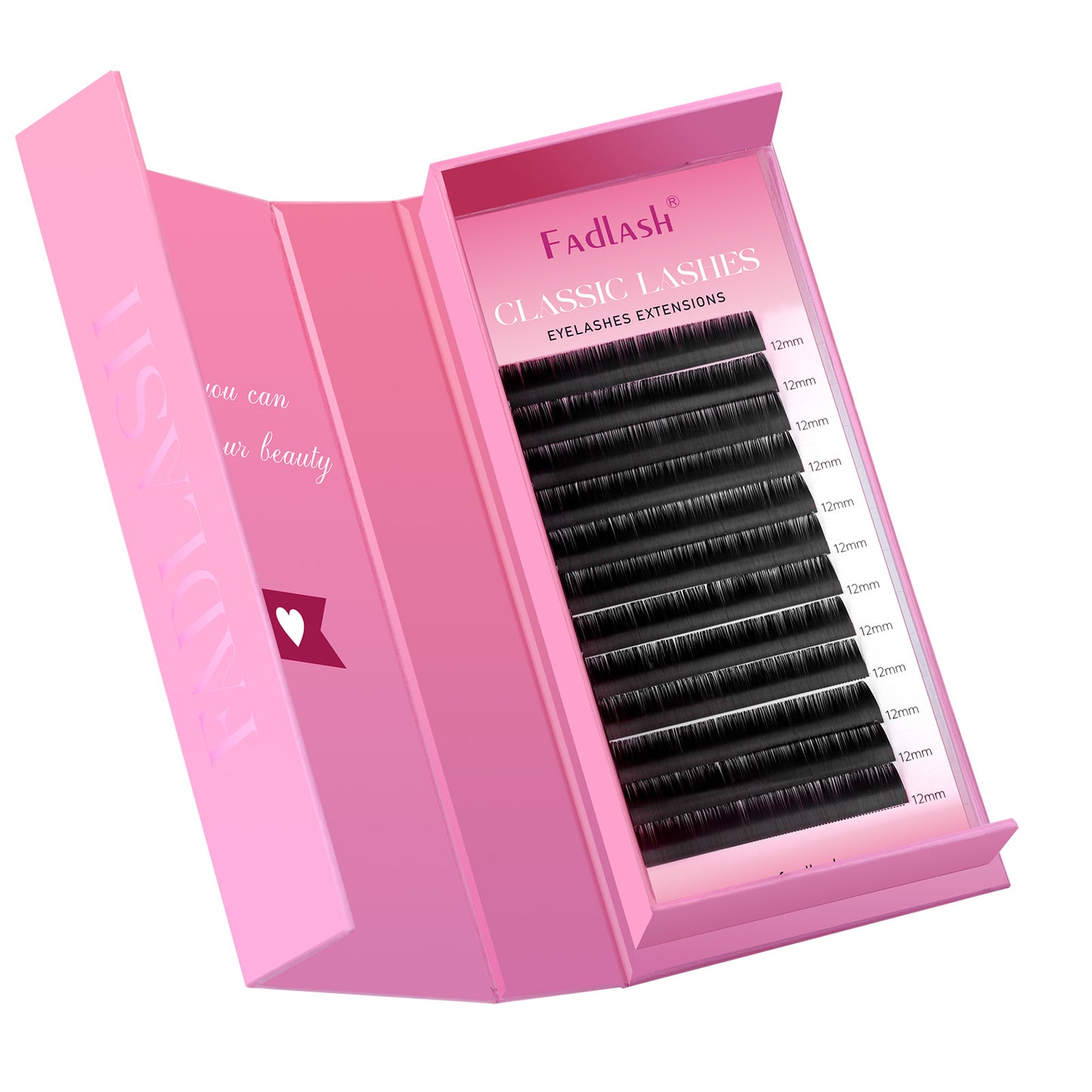 New Packaging Fadlash Classic Lashes Professional Pink Box Eyelash Supplies