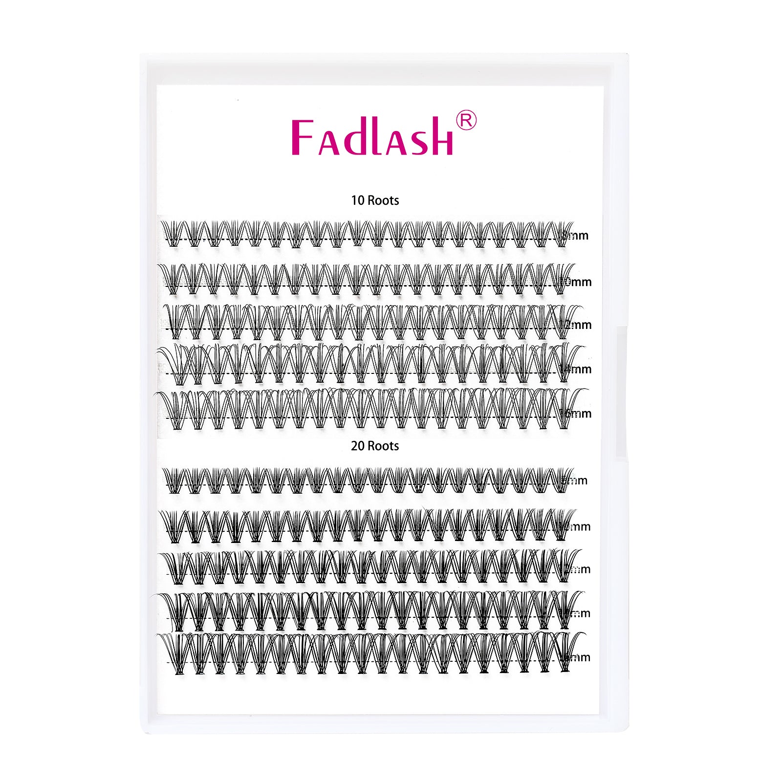 10P+20P DIY Lashes - Fadlash