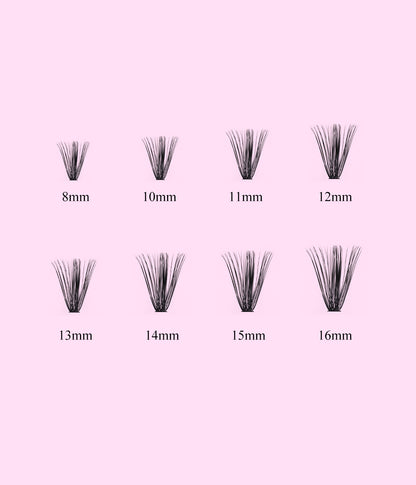 GLAM 40P Lashes Kit - Fadlash