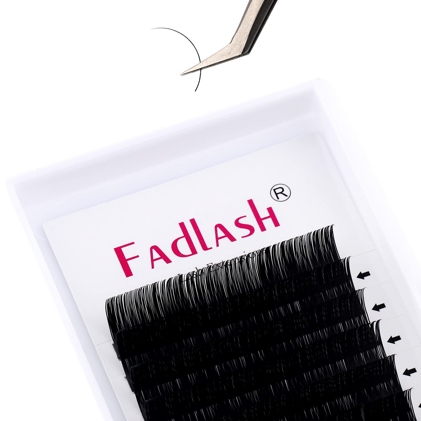 8mm classic lash extensions single length variant C curl