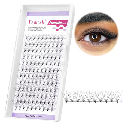 40 Lash Trays Classic/Easy Fan/ Premade Fan Small Bulk Order Fadlash