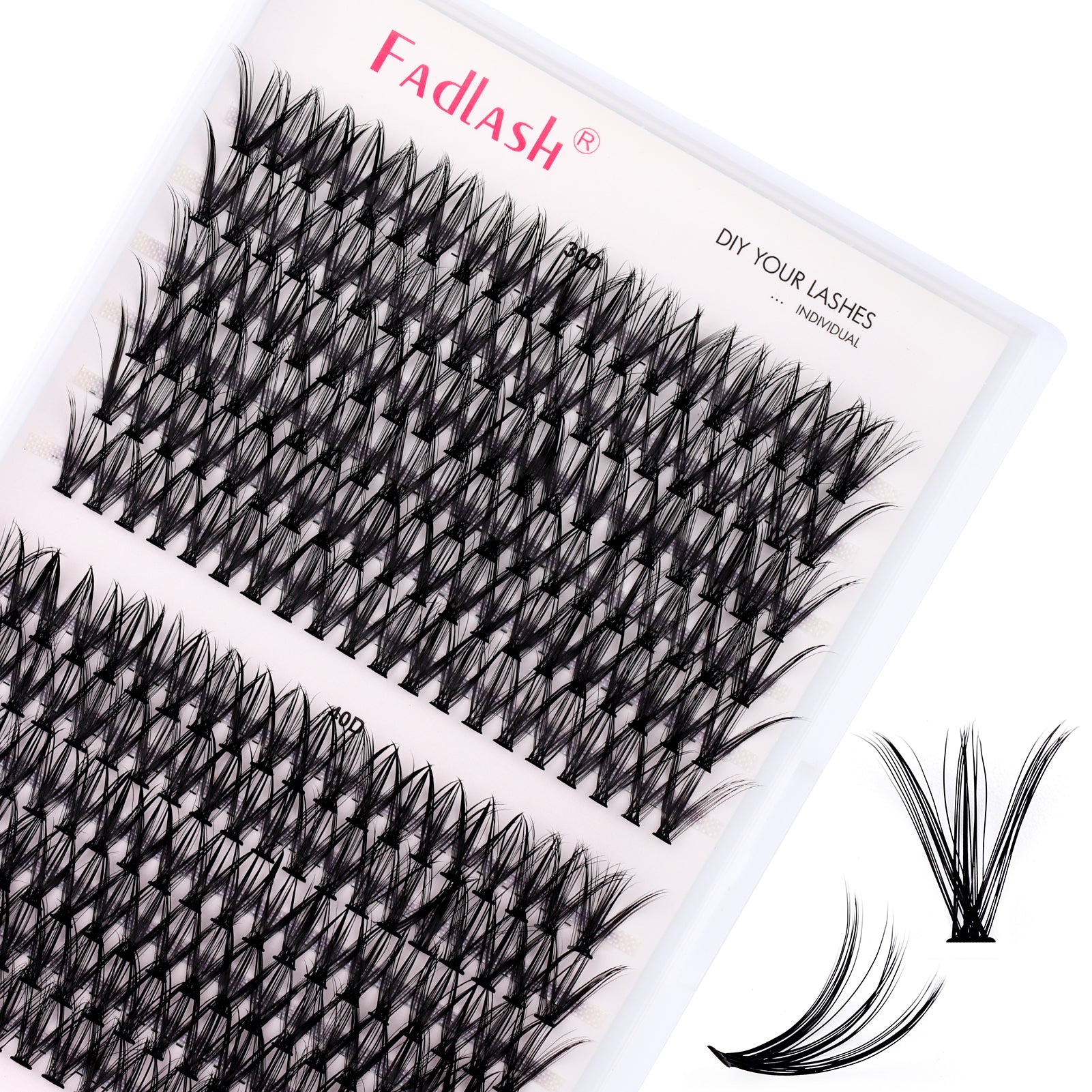 30P+40P DIY Lashes - Fadlash