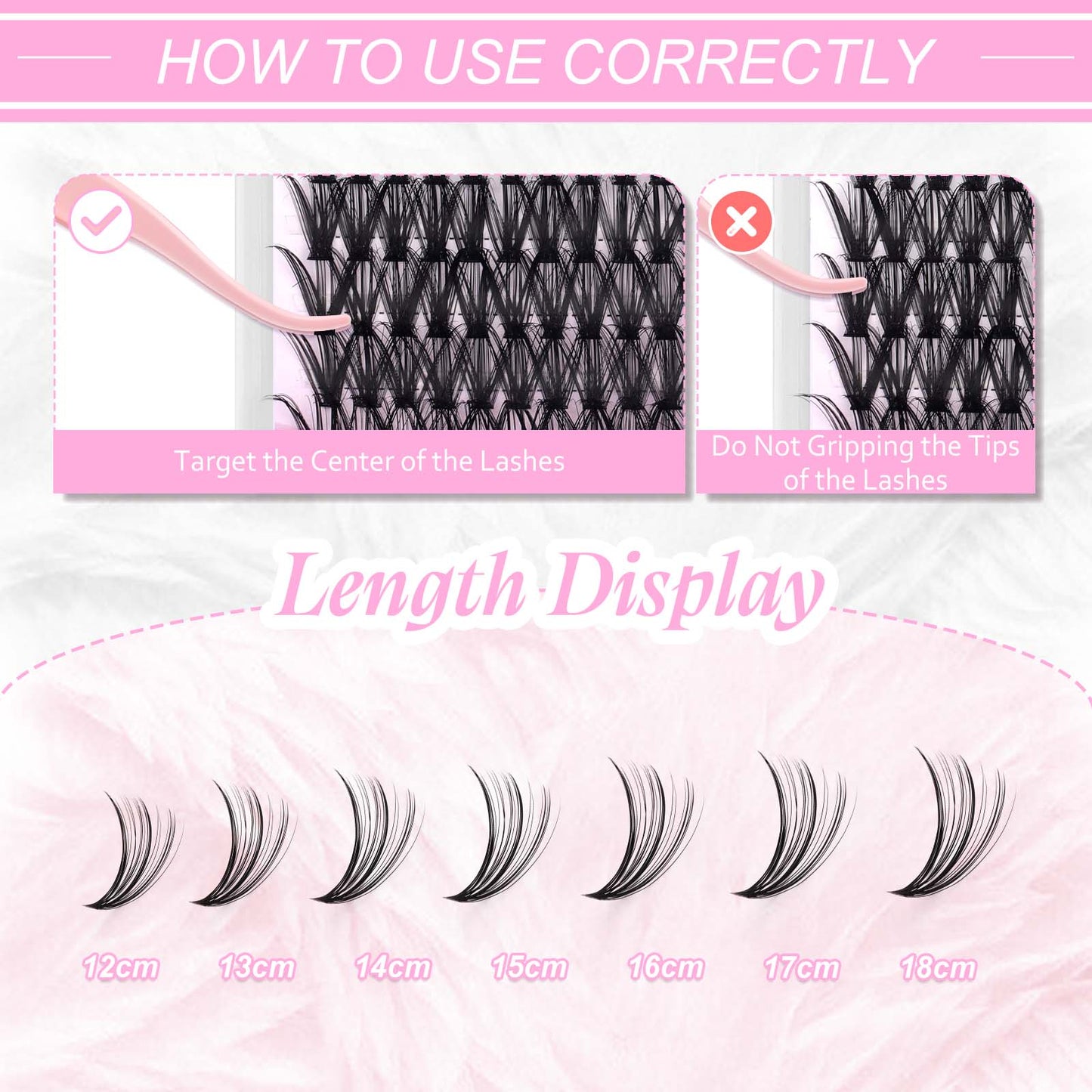 cluster lash extensions​