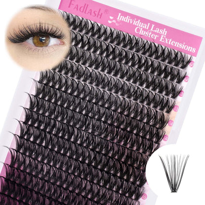 how to apply cluster lashes​ 12-18mm