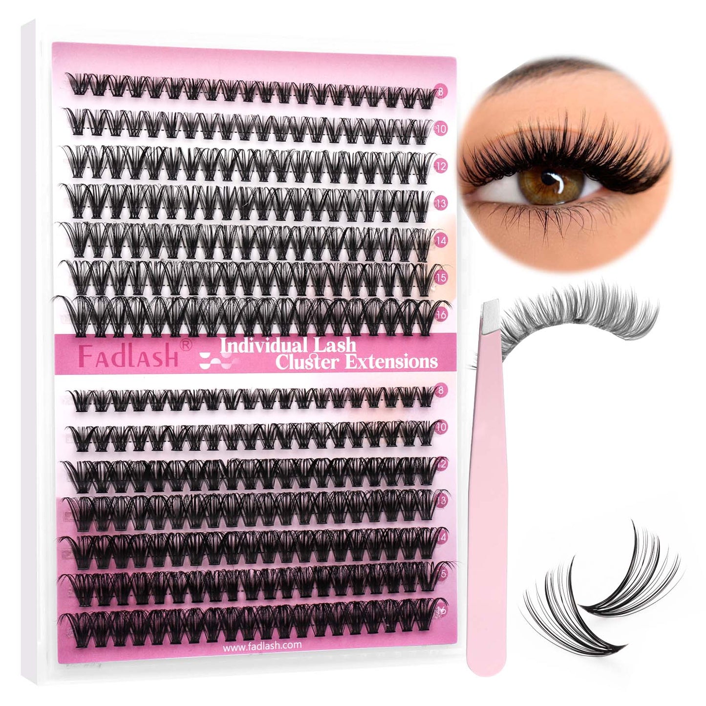 home diy Clustered eyelashes kits​