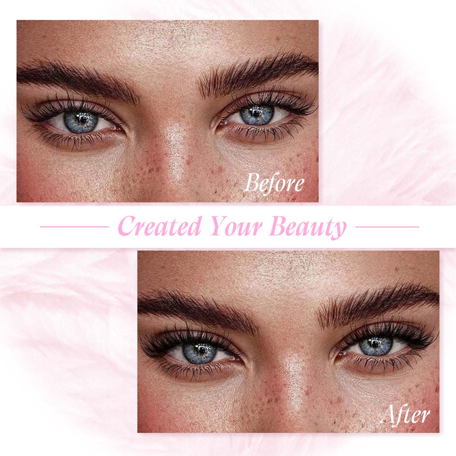 diy fake eyelashes​ 30D+40D