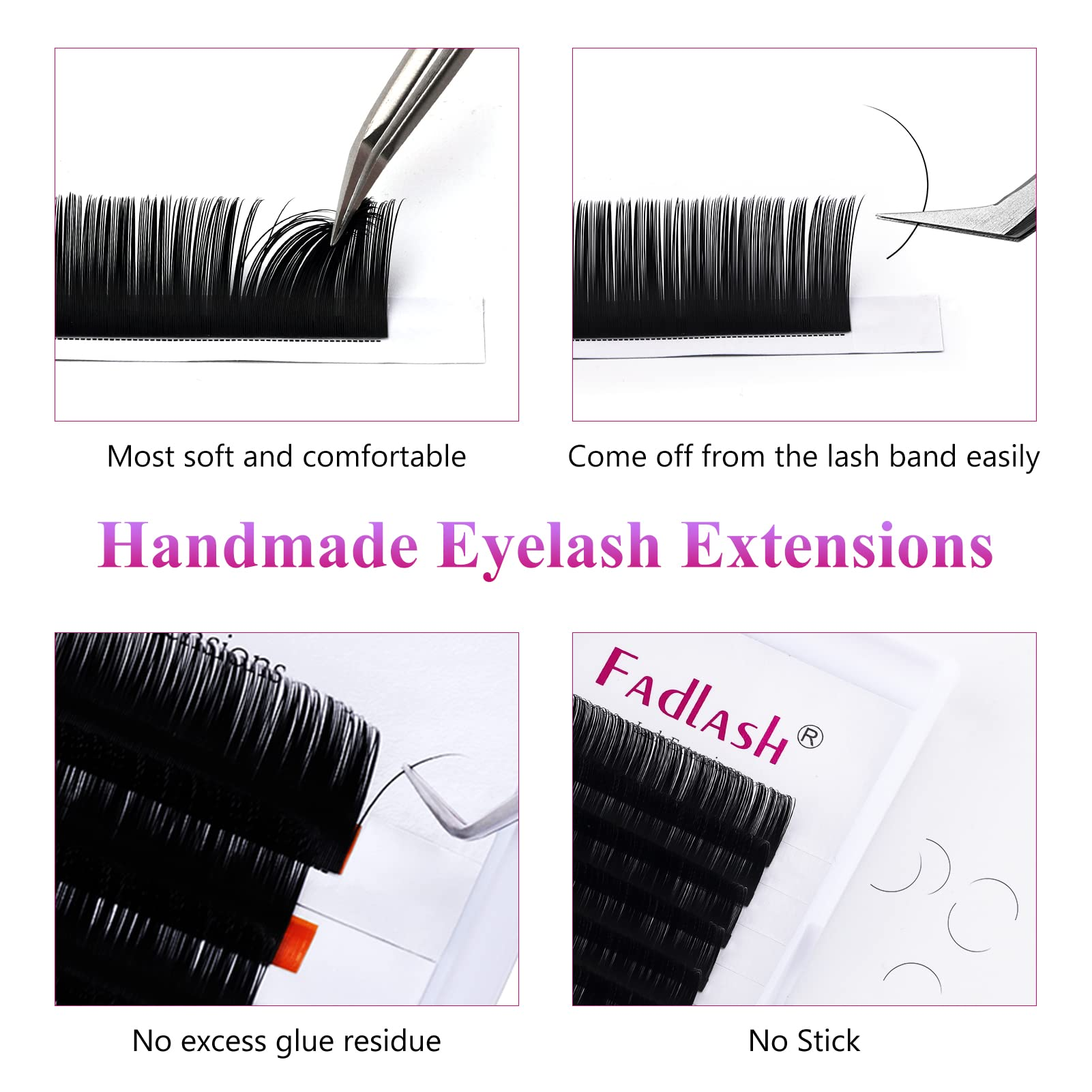 11mm classic lash extensions single length variant C curl