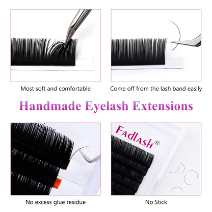 11mm classic lash extensions single length variant C curl