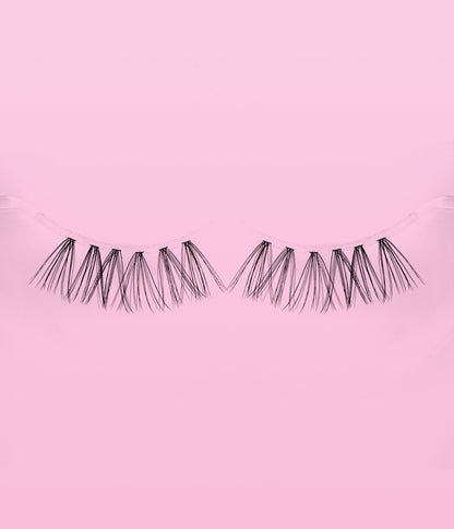 wispy lashes cluster Natural eyelashes