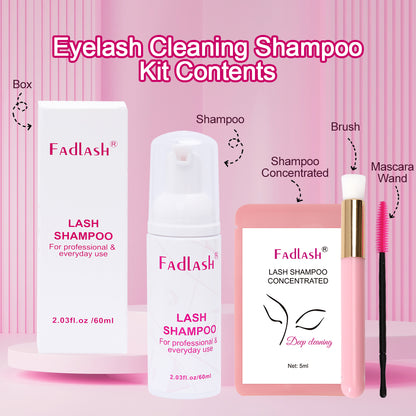 how to shampoo lashes
