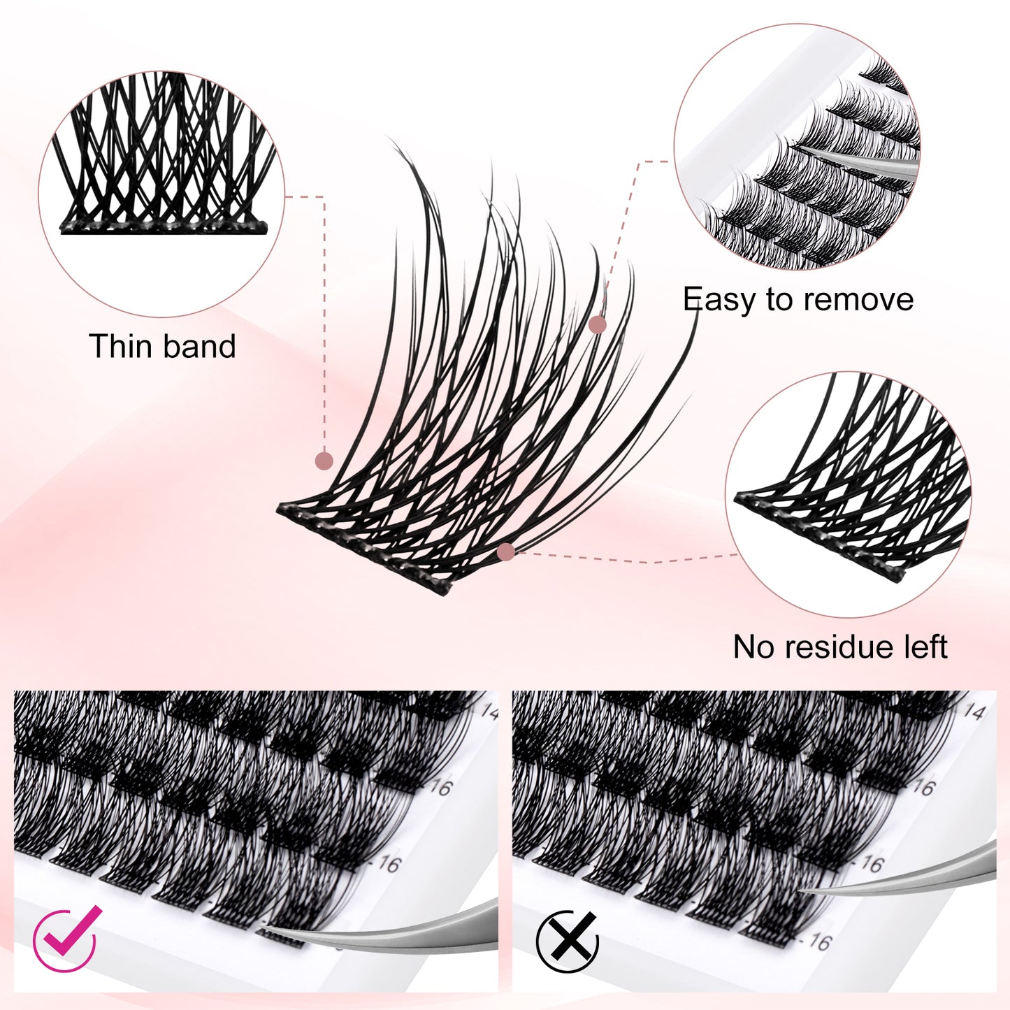 J03 Cluster Lashes - Fadlash