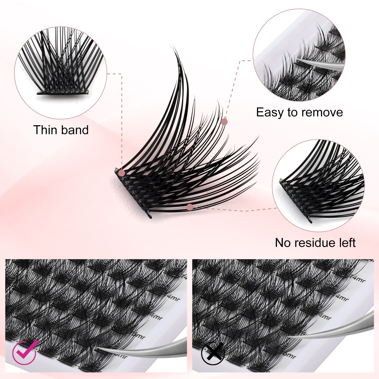 J04 Cluster Lashes - Fadlash