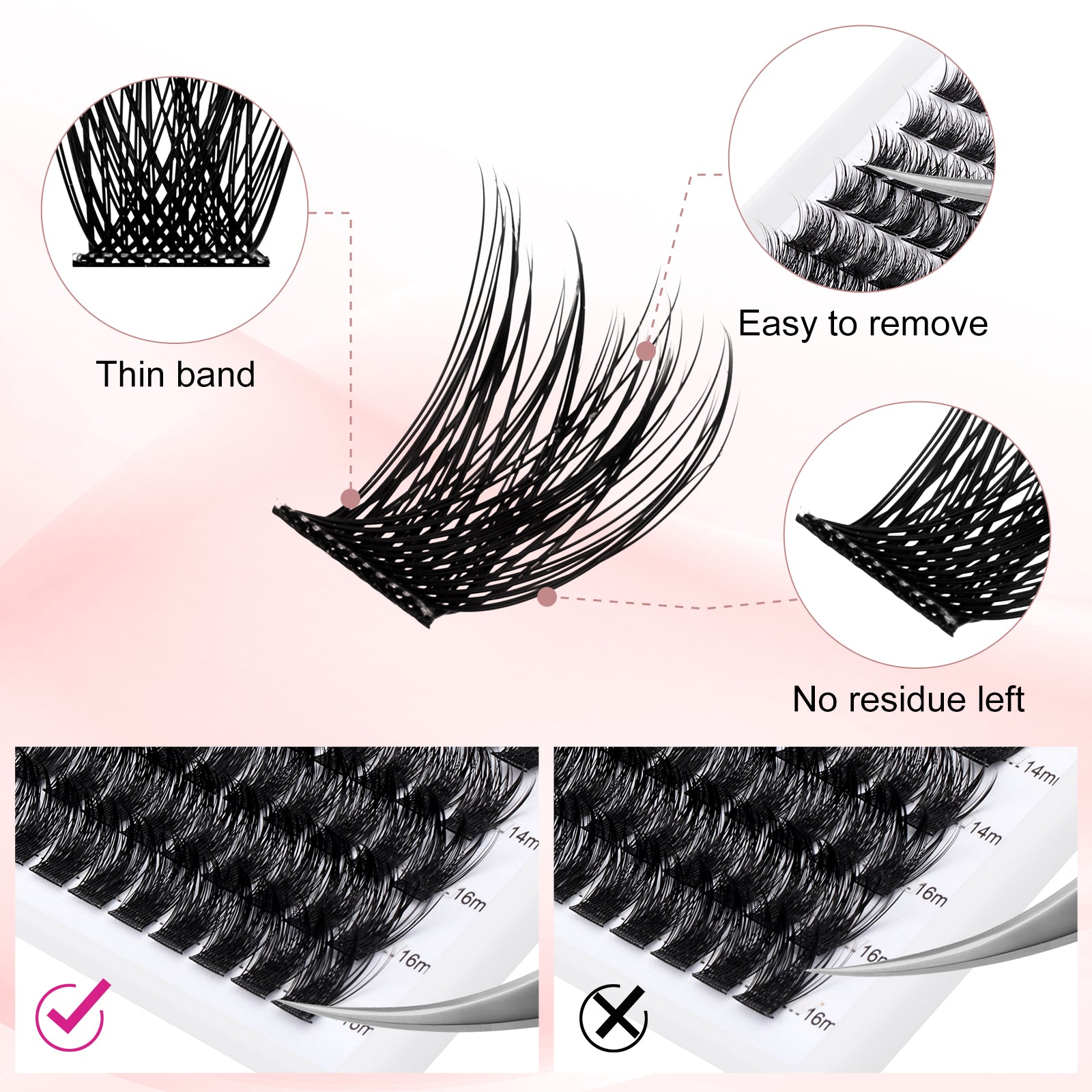 J02 Cluster Lashes - Fadlash