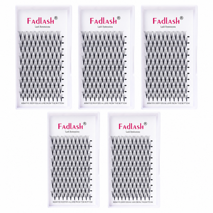 10D Premade Volume Lash Extensions (5 Trays Bundle) - Fadlash