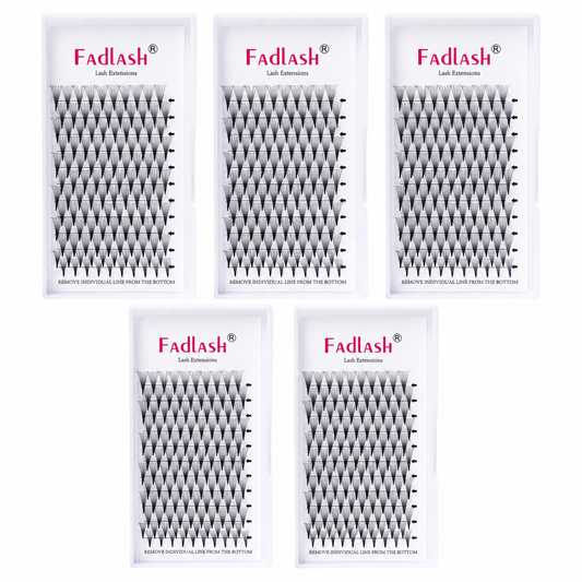 10D Premade Volume Lash Extensions (5 Trays Bundle) - Fadlash