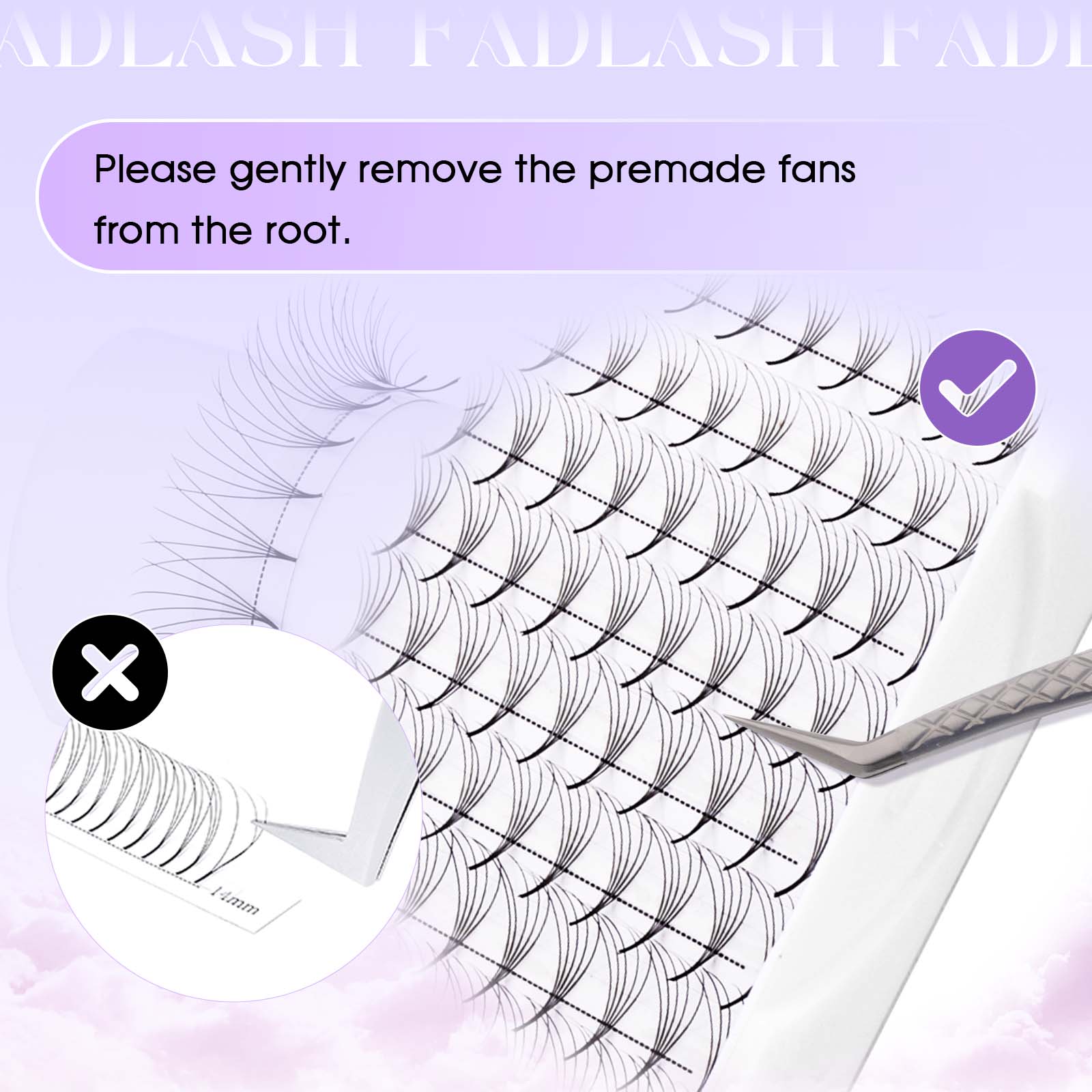 premade volume eyelash extensions