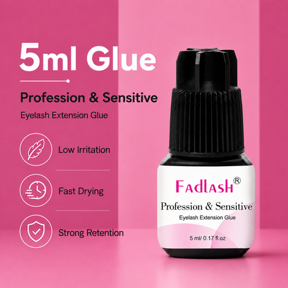 Fadlash 5ml professional and sensitive eyelash extension glue