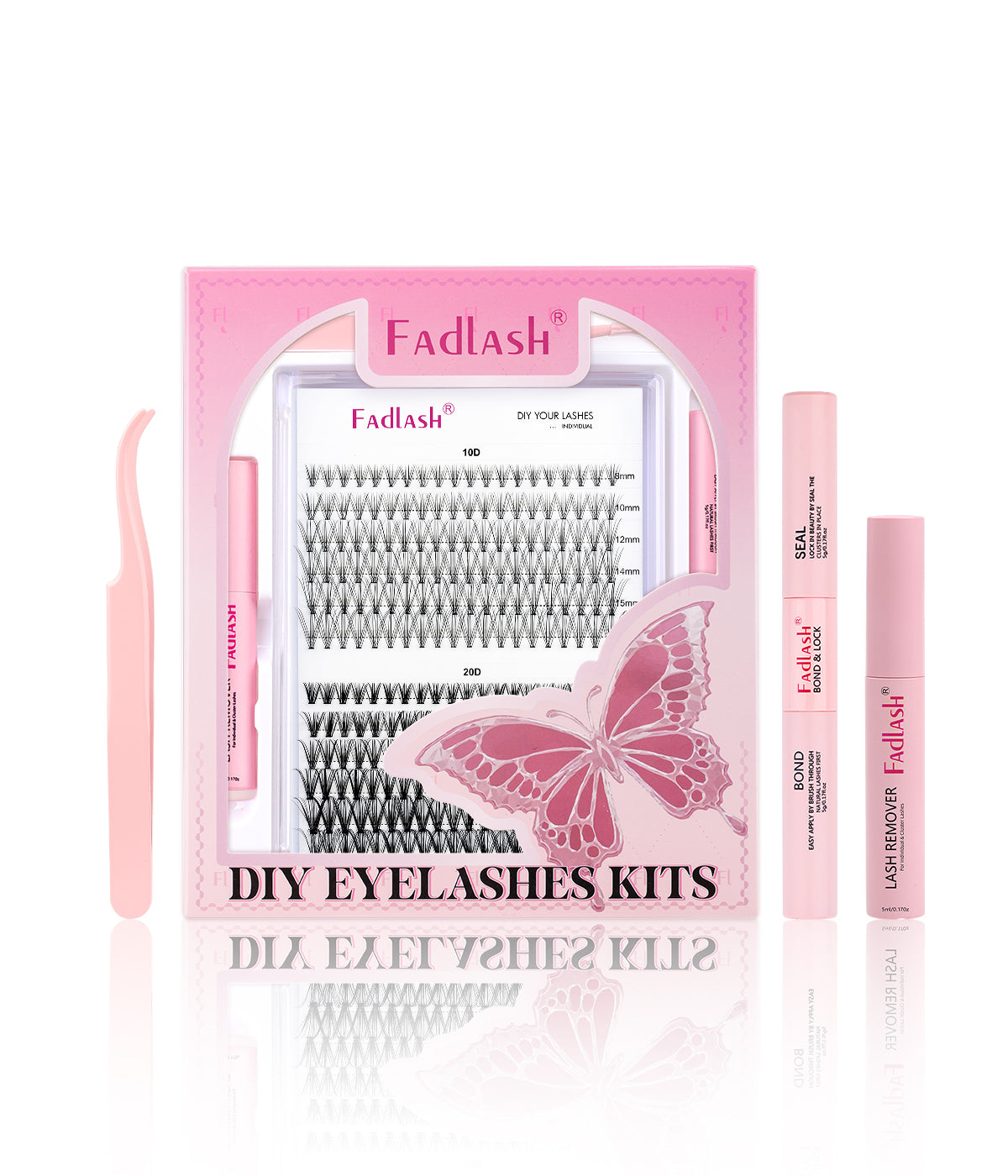 Daily Wear DIY Lashes Kit 10P+20P Lashes - Fadlash