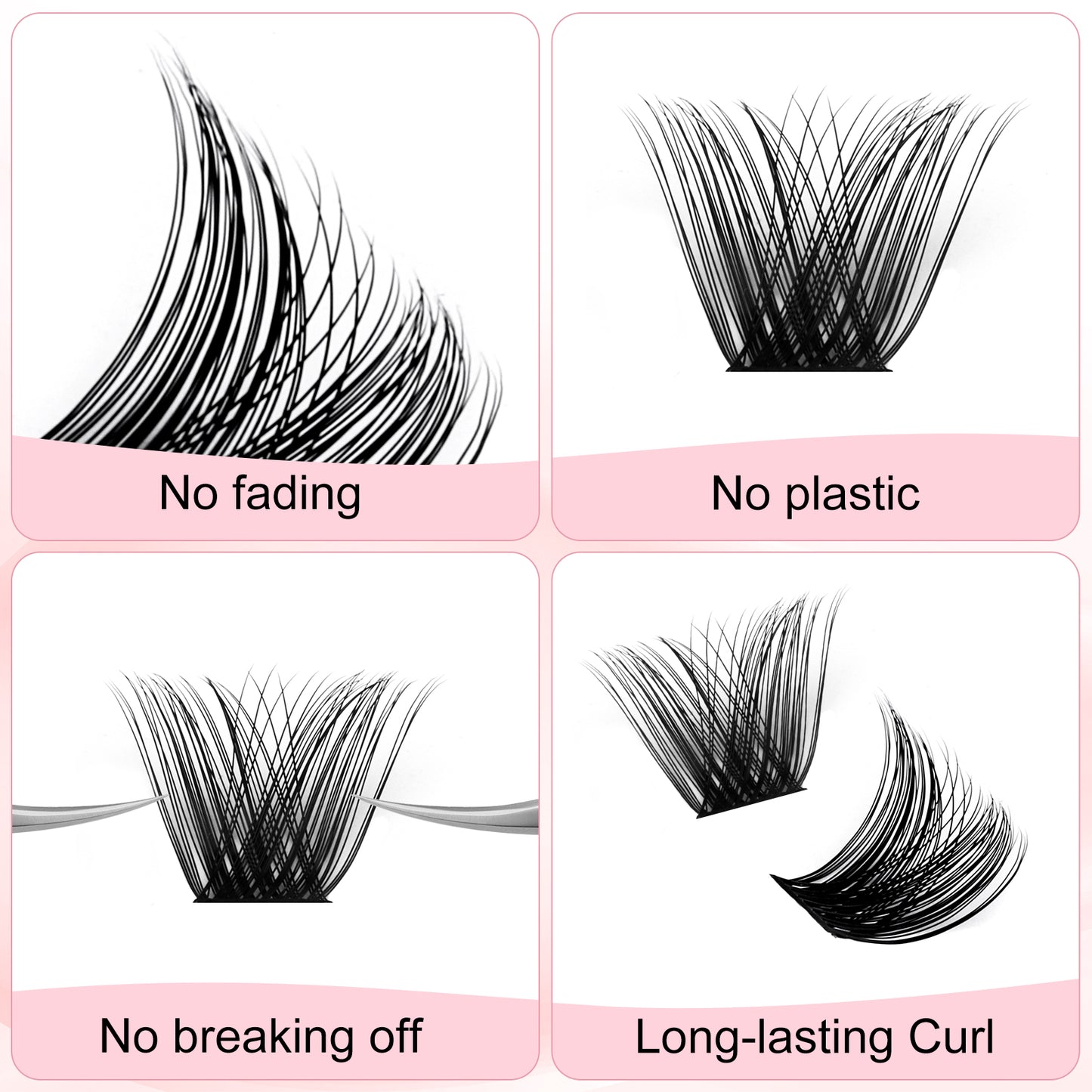 fluffy lash clusters F10