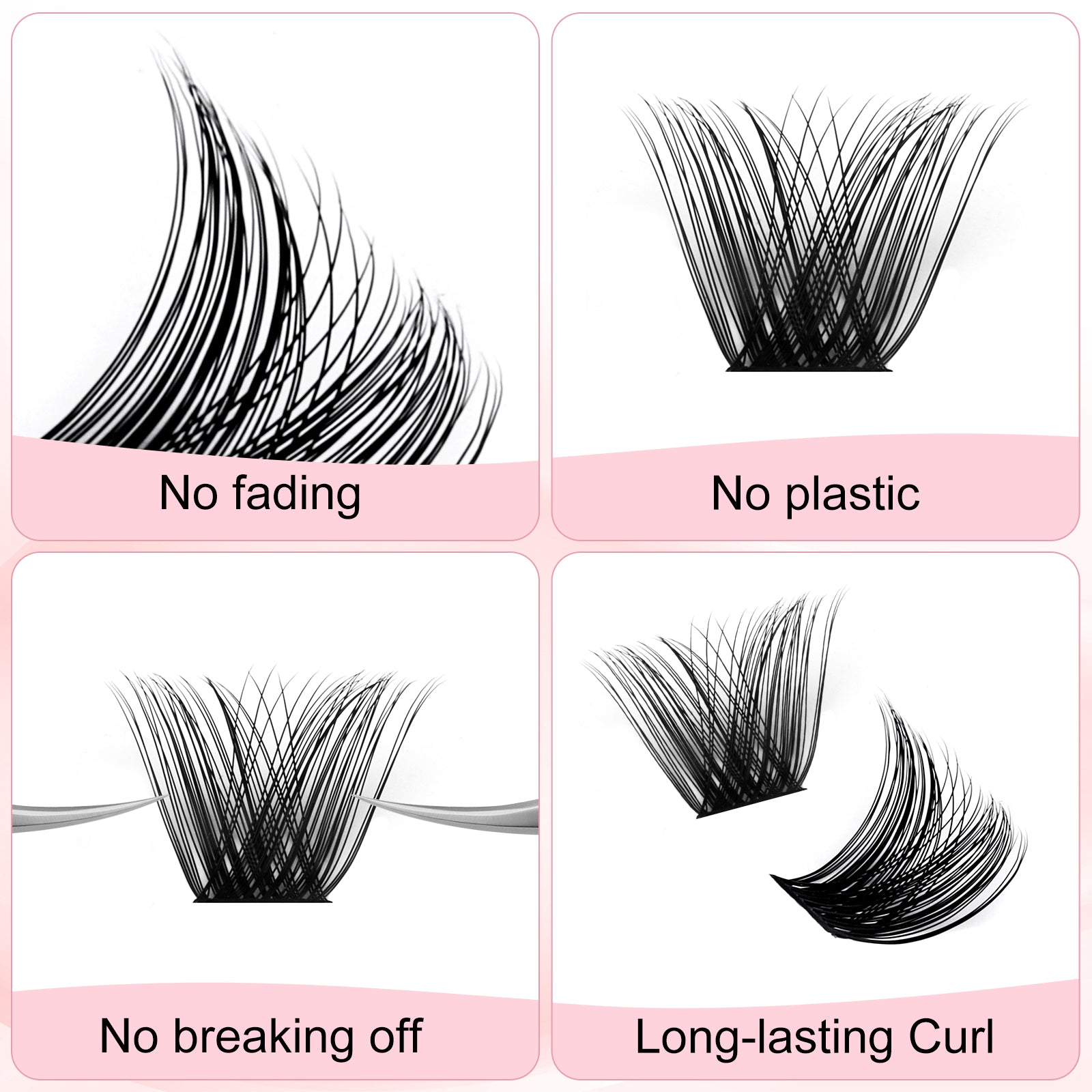 fluffy lash clusters F10