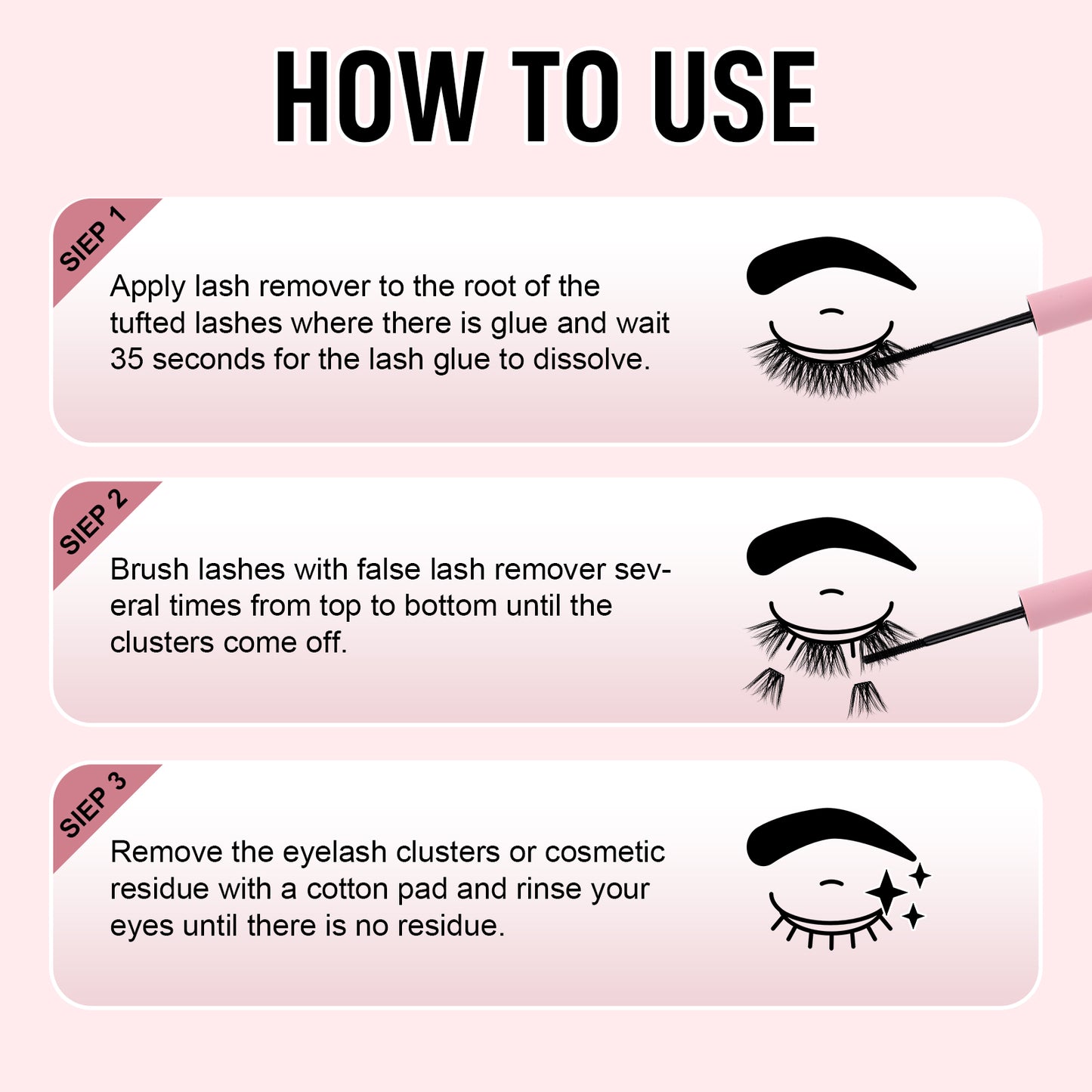 wispy hybrid lash clusters