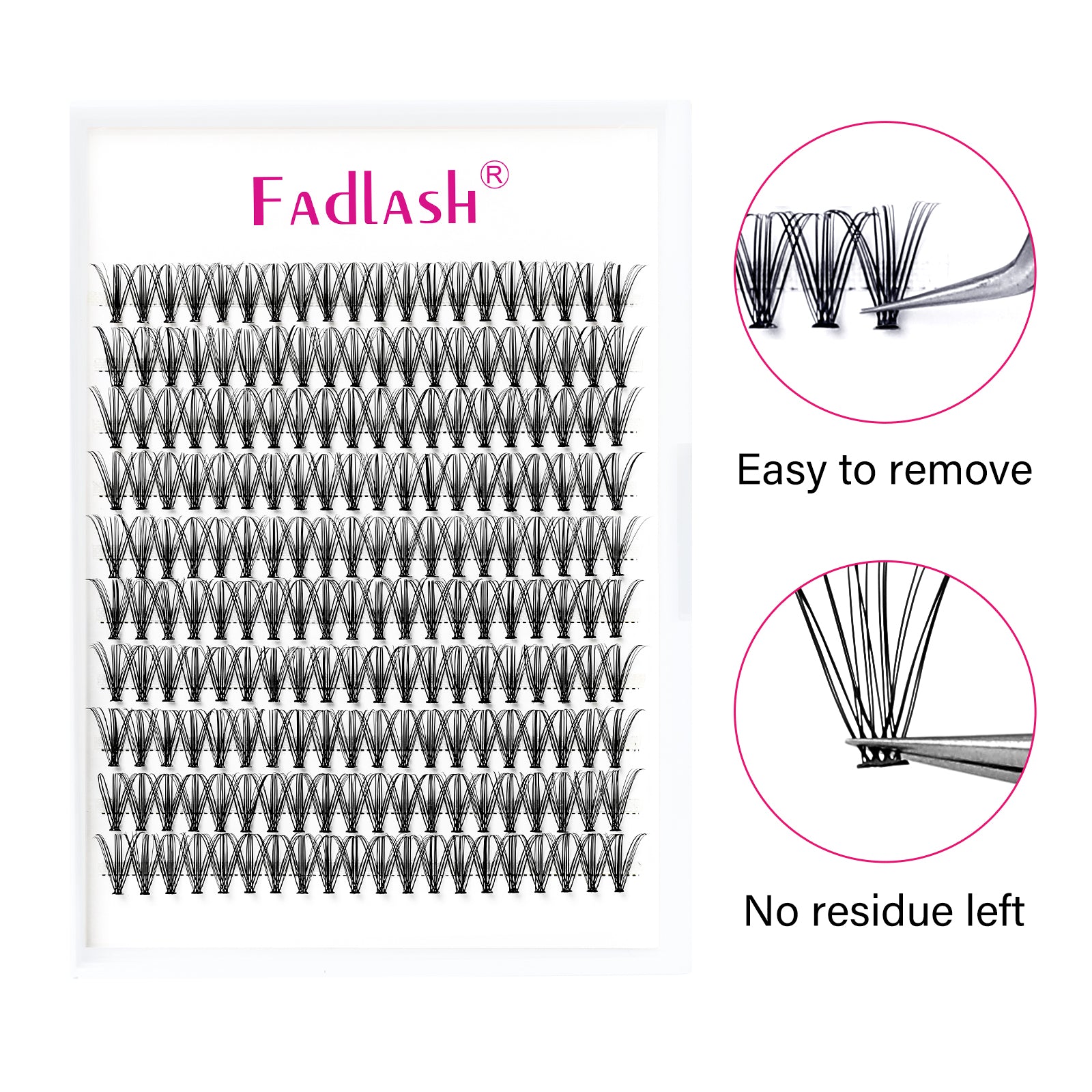 20P Cluster Lashes Plus - Fadlash