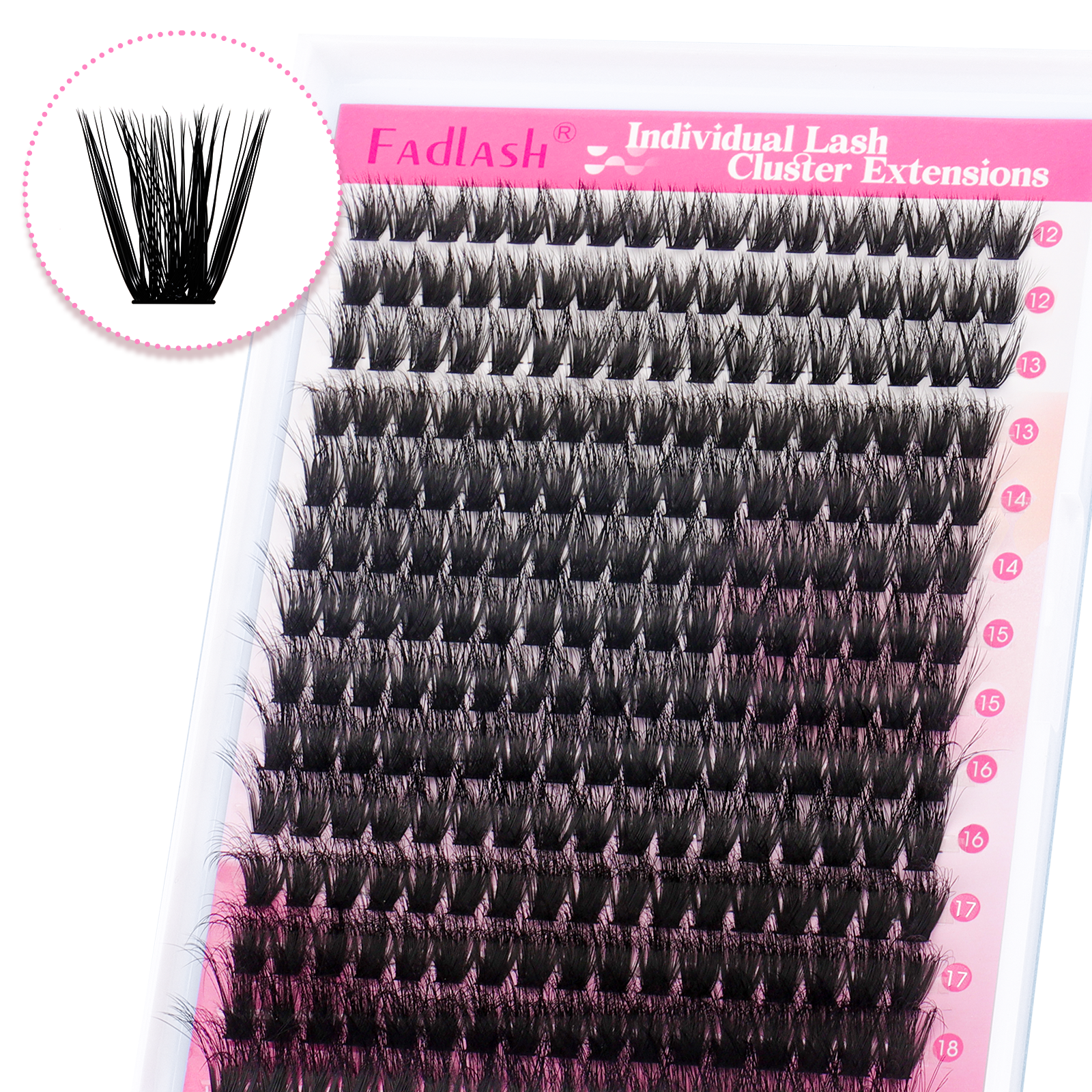 80D Fadlash diy lash clusters​