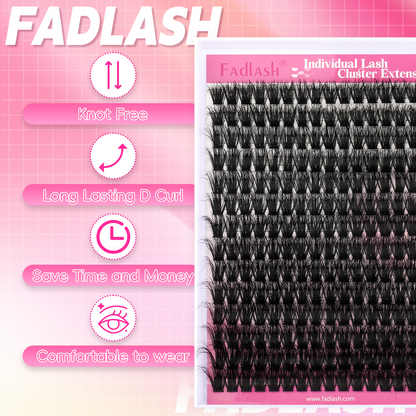 lashes clusters​ 80D  in store