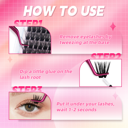 good lash clusters​ fadlash