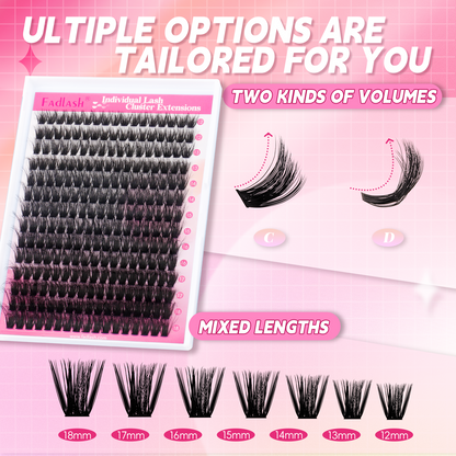 self adhesive lash clusters​ fadlash