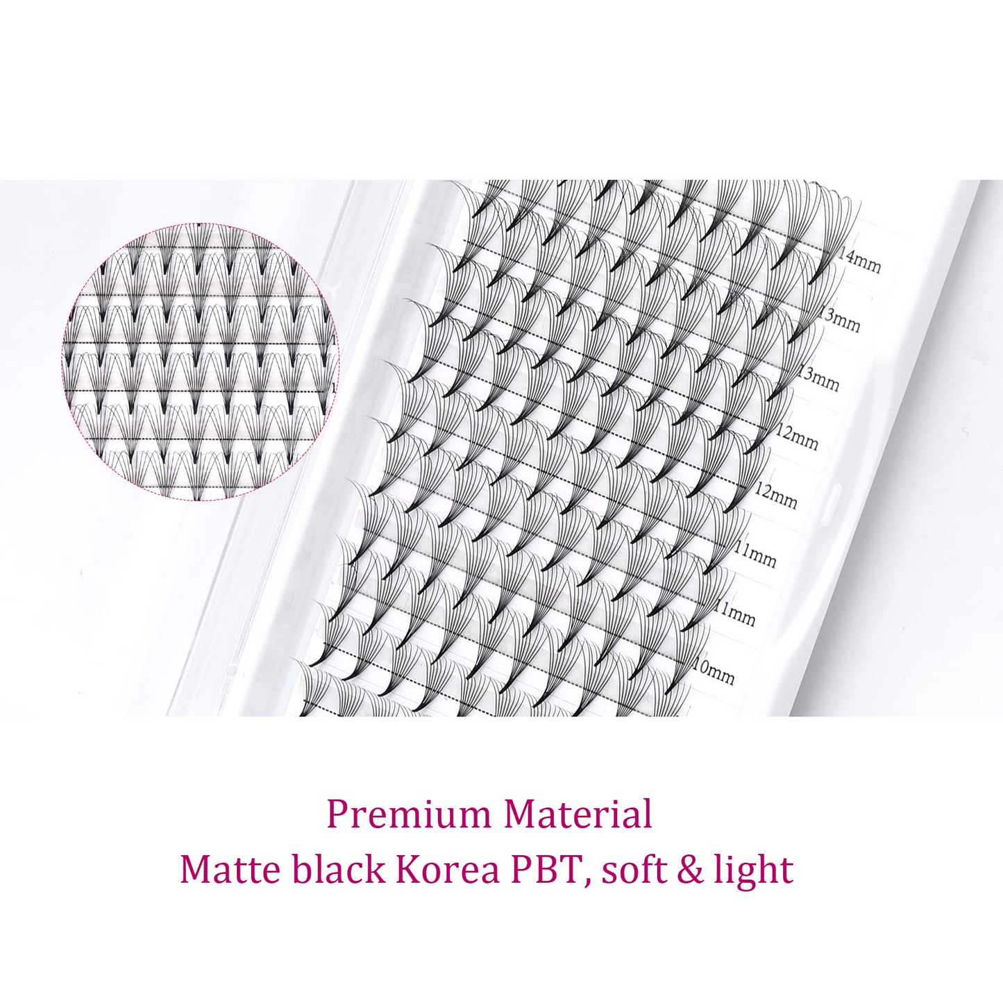 8D Premade Lash Fans 0.07/0.10mm