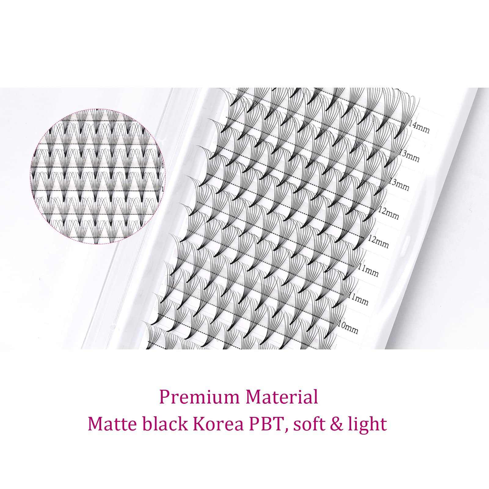8D Premade Lash Fans 0.07/0.10mm