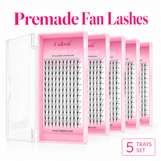 premade fan lash lash extension trays Set