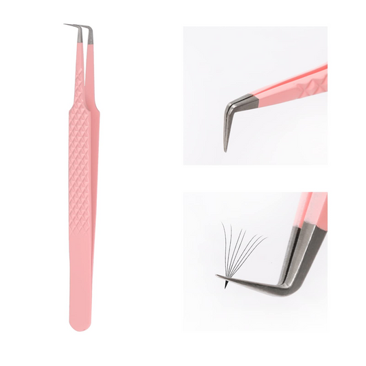 90Degree types of tweezers for eyelash extensions