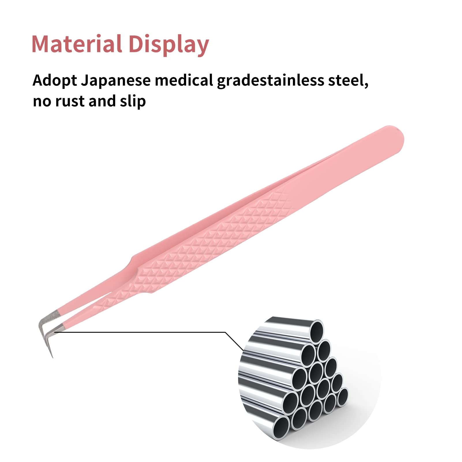 diamond tip eyelash extension tweezers​