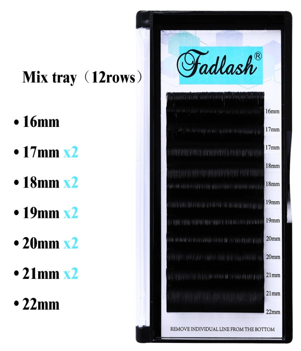 New Blue Box Easy Fan Volume Lashes 16-22mm