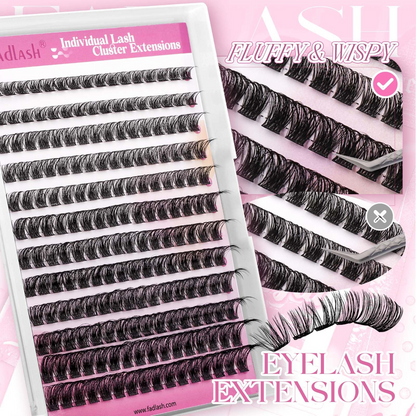 US - Waterproof Lashes Clusters 8-16mm