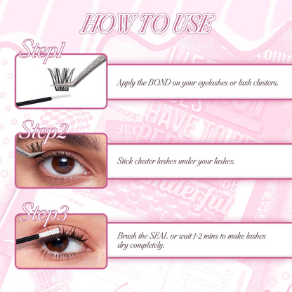 US - Waterproof Lashes Clusters 8-16mm