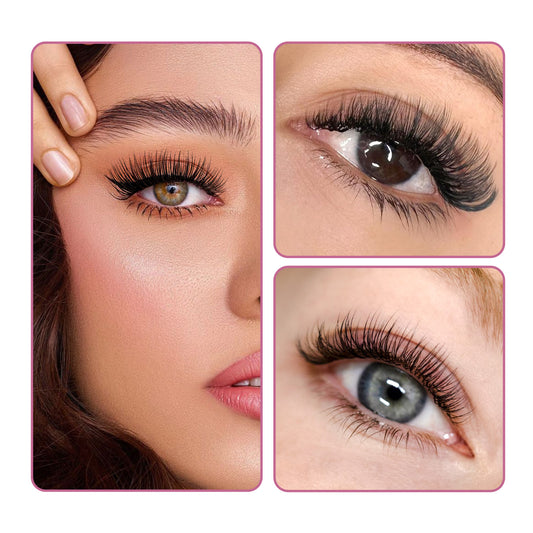Natural Look Lash Extensions Fadlash Classic Lashes for Professional Artists.