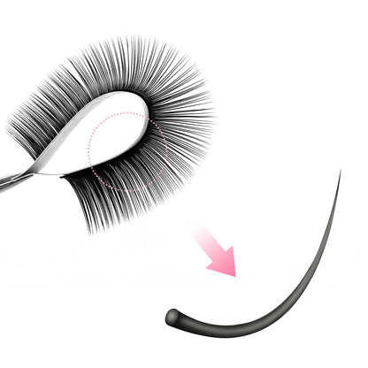 Flexible Classic Eyelash Extensions Fadlash with High Resilience Stable Curl.