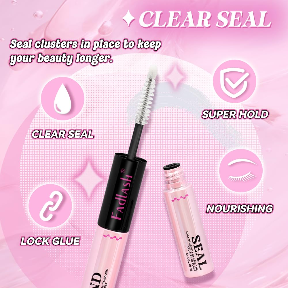 12ML Lash Cluster Bond and Seal Lash Glue  for DIY Eyelash Extensions