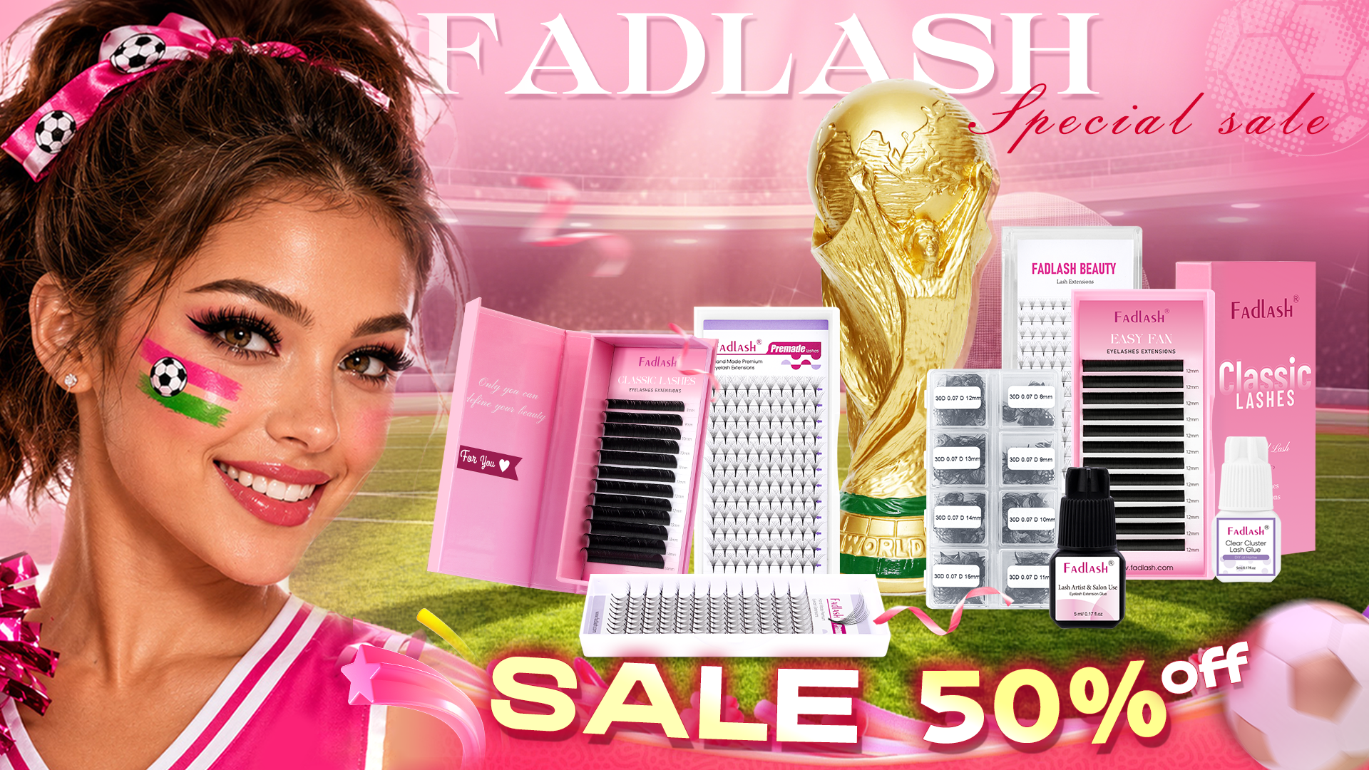 World Cup Promotion on Eyelash Supplies