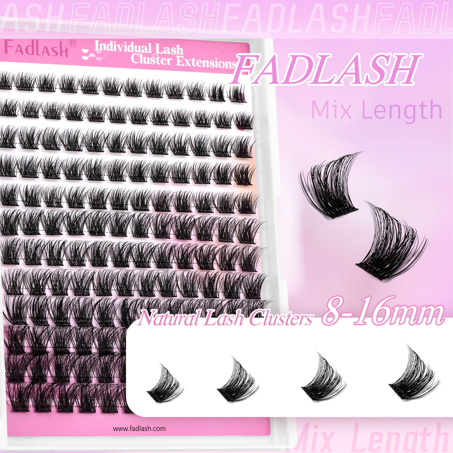 Reusable individual lash clusters for beginners