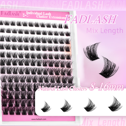 Reusable individual lash clusters for beginners