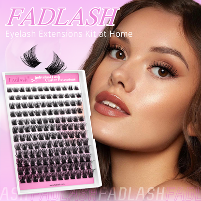 F1 D curl DIY lash clusters