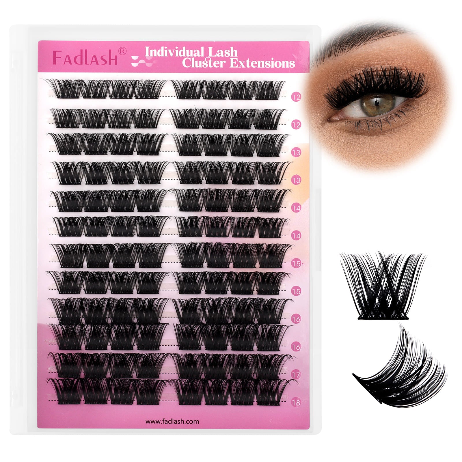 FADLASH F2 lash clusters for DIY lash extensions