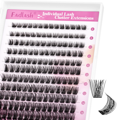 invisible band lash clusters​