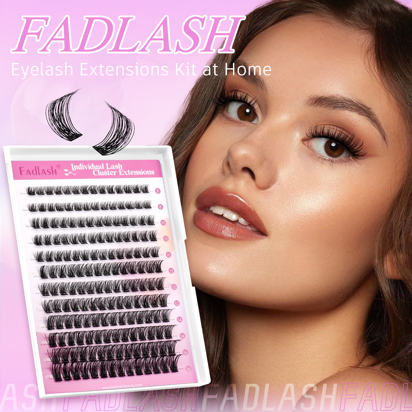 eyelashes cluster