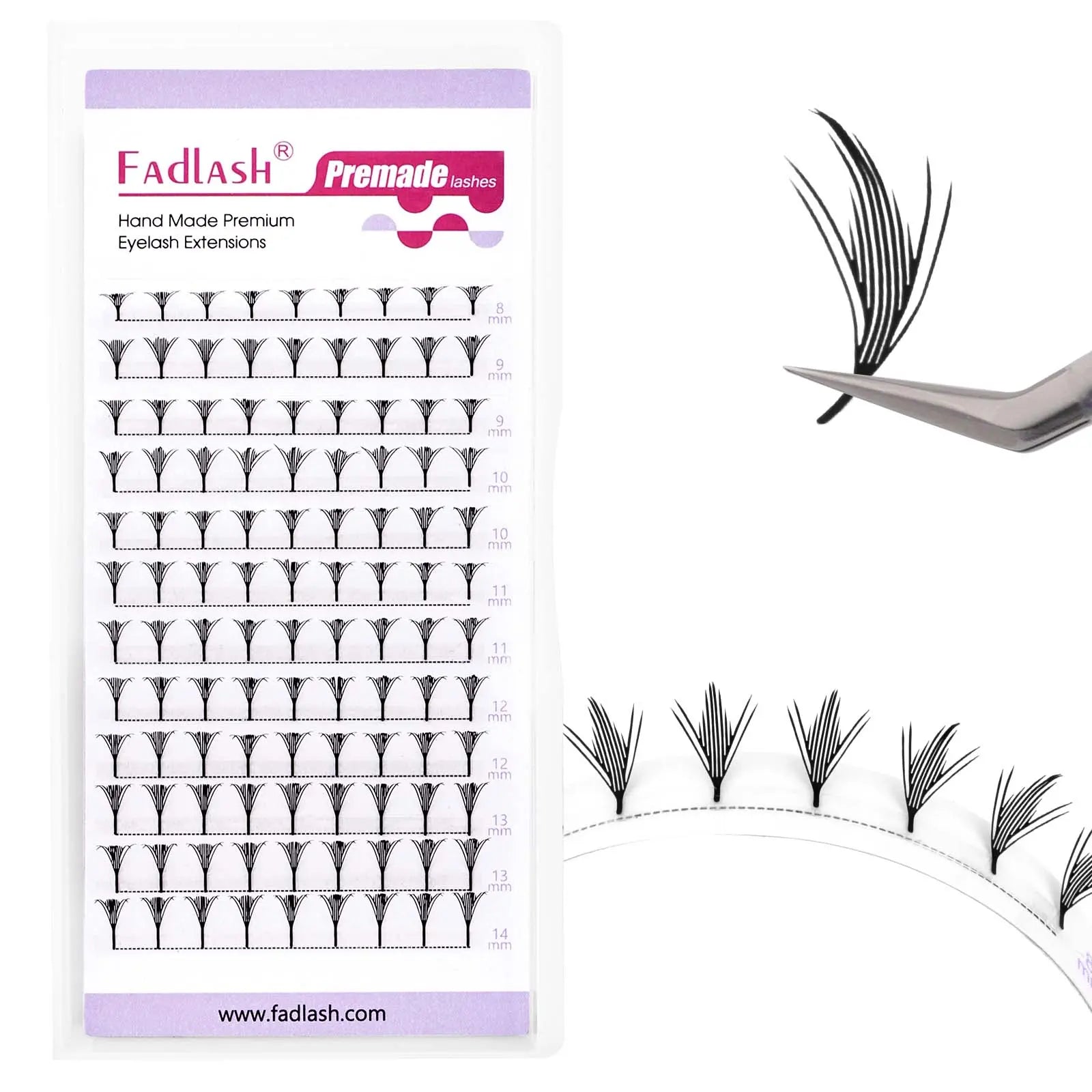 Premade Spire Lashes – Professional Manga & Anime Eyelash Extensions Fadlash